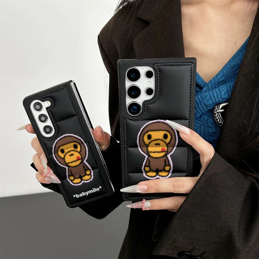Custodia Baby Monkey per Samsung Galaxy/Fold e Flip